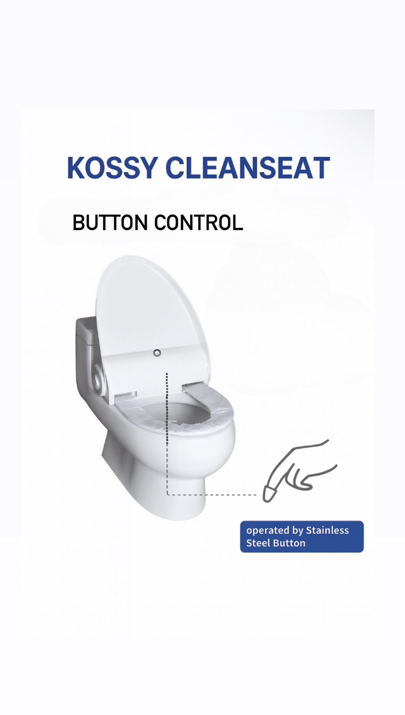 Kossy CleanSeat Automatic Hygienic Toilet Seat
